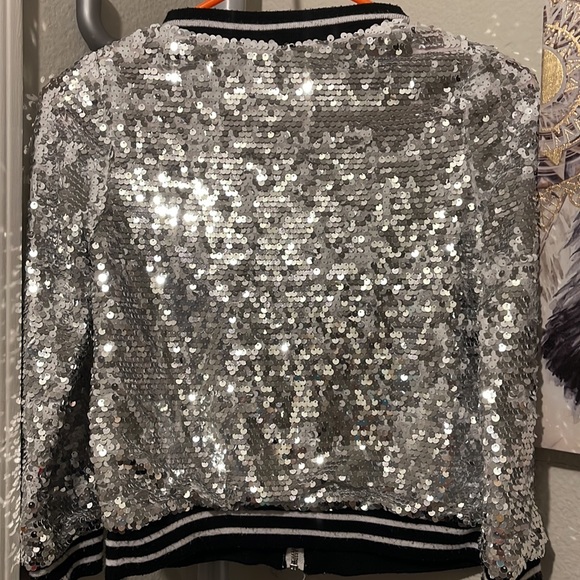 Silver sequin jacket - Picture 4 of 4